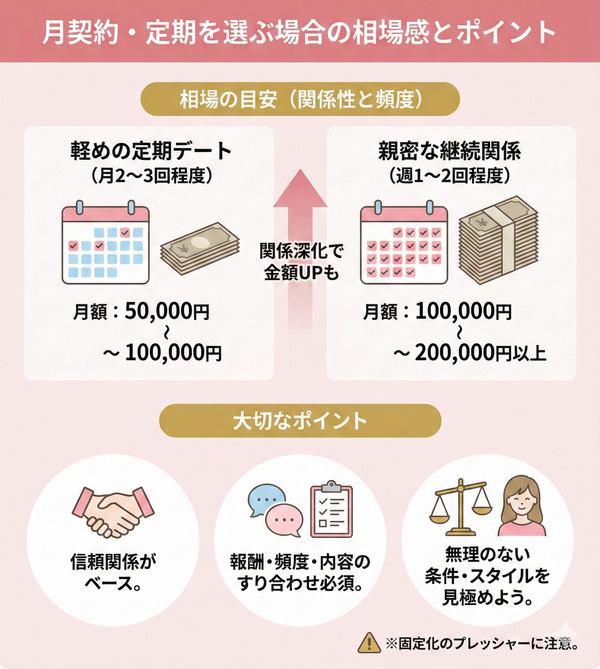月契約や固定報酬制を選ぶ場合の相場感